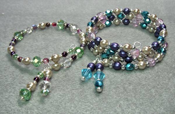 Glass Bead Macrame Bracelet - Happy Hour Projects